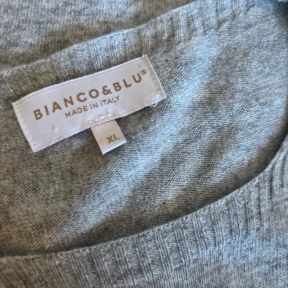 Bianco & Blu Women’s Sweater XL Made in Italy Cashmere Wool Blend Casual - Picture 3 of 5